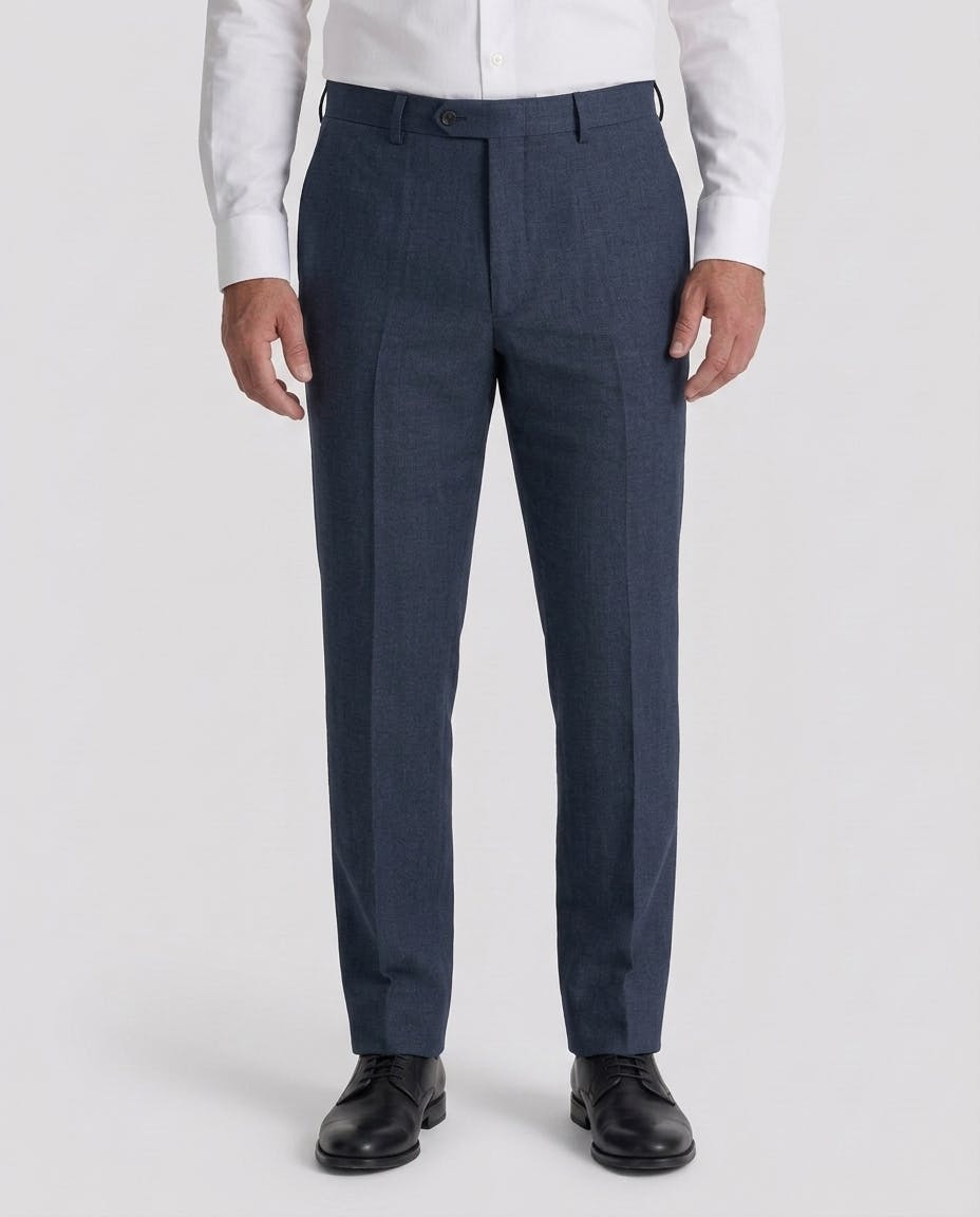 InStitchu Baker Navy Premium Linen Suit — photo 5