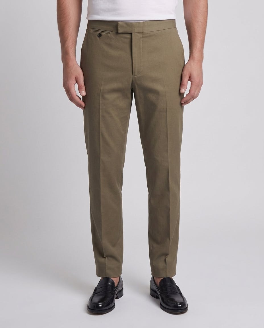 The Cannes Khaki Cotton Suit — photo 5