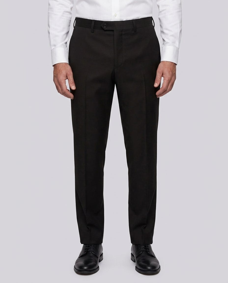 The Hunter Black Wool Blend Suit — photo 5