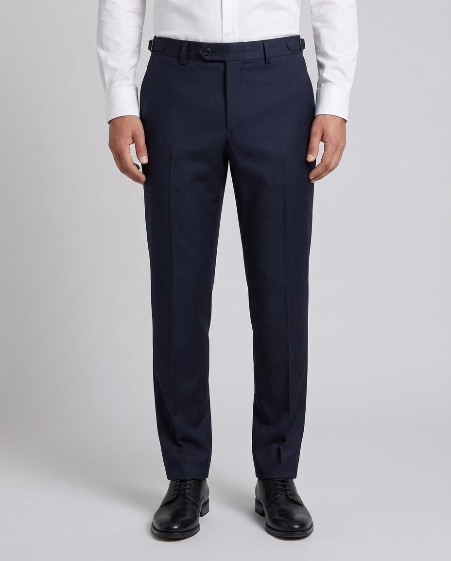 The Lucca VBC Navy Blue Wool Pants — photo 1