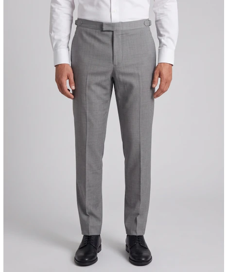 The Peppard Light Grey Wool Pant — photo 1