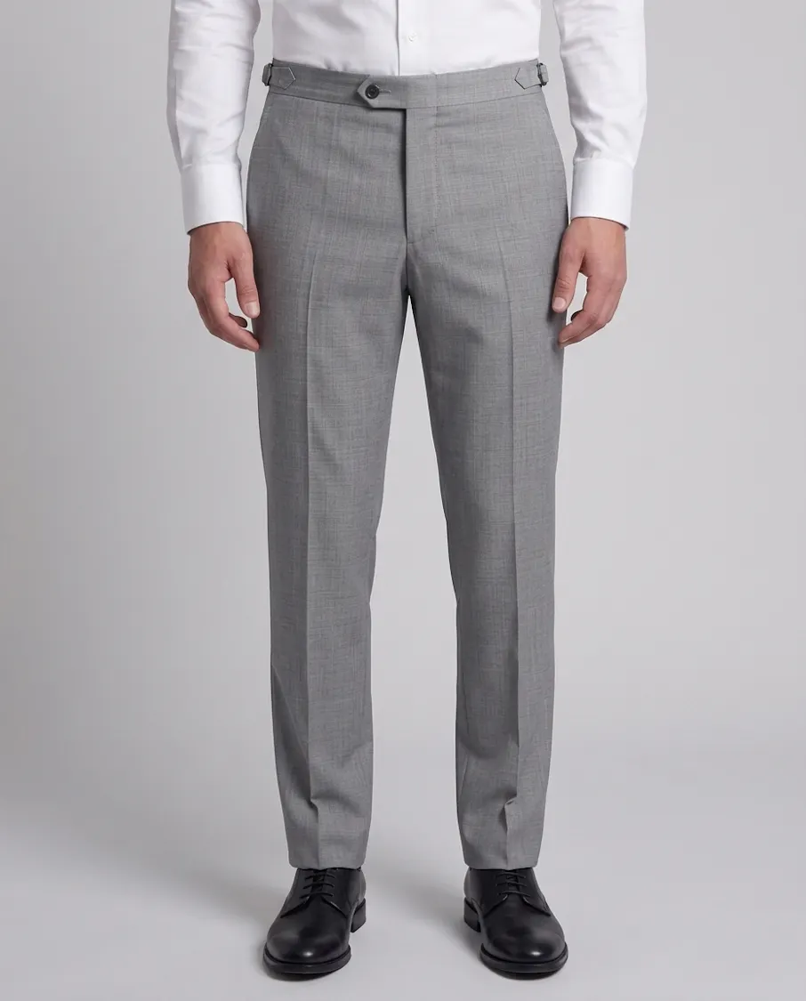 The Reigate Grey Plain Pants