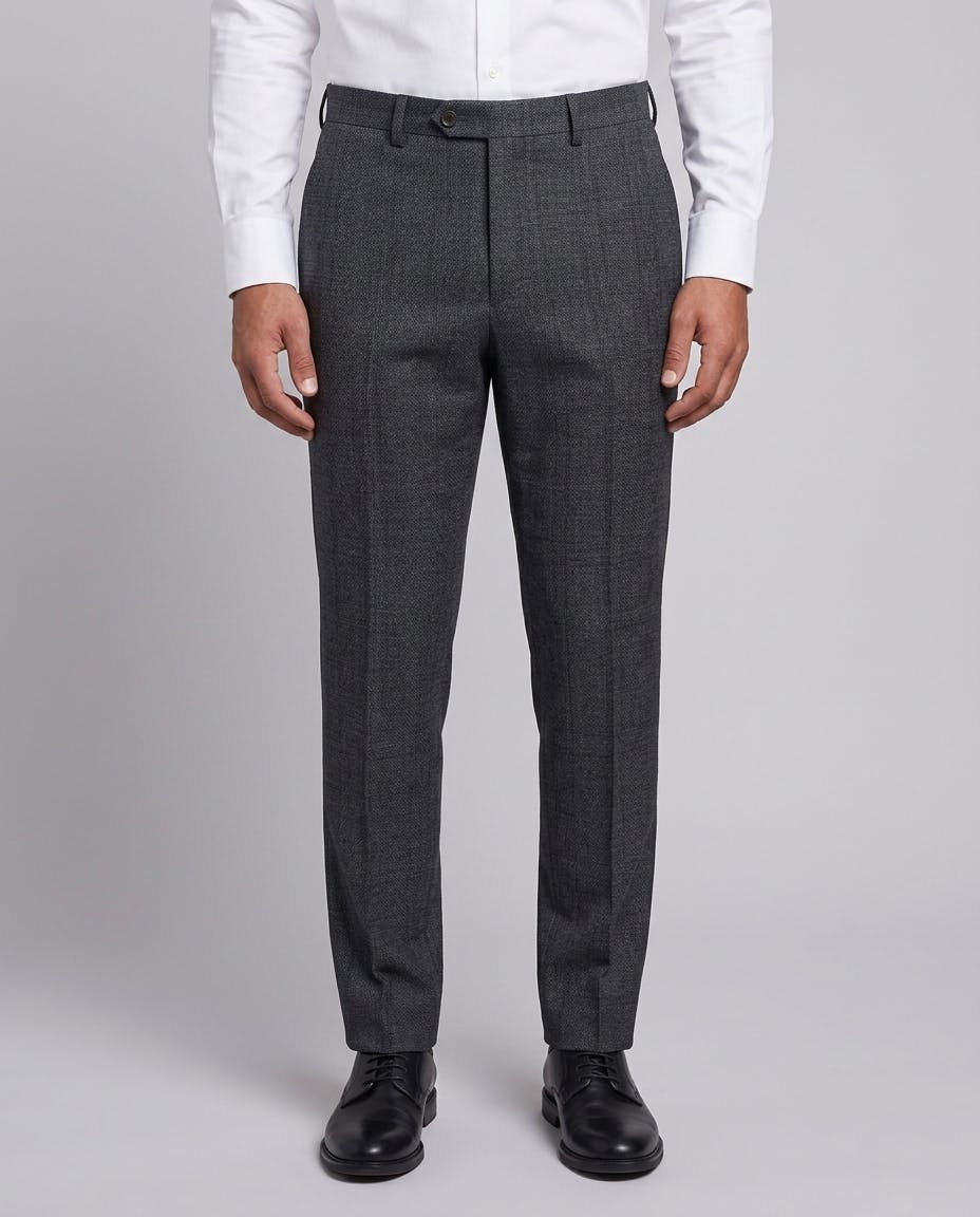 The Reims Grey Wool Blend Pant — photo 1