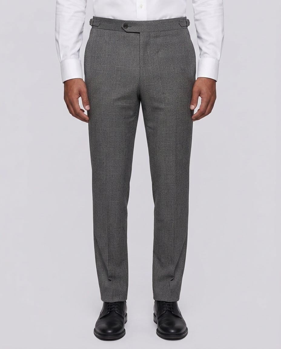 The Salerno VBC Grey Glen Plaid Wool Suit — photo 5