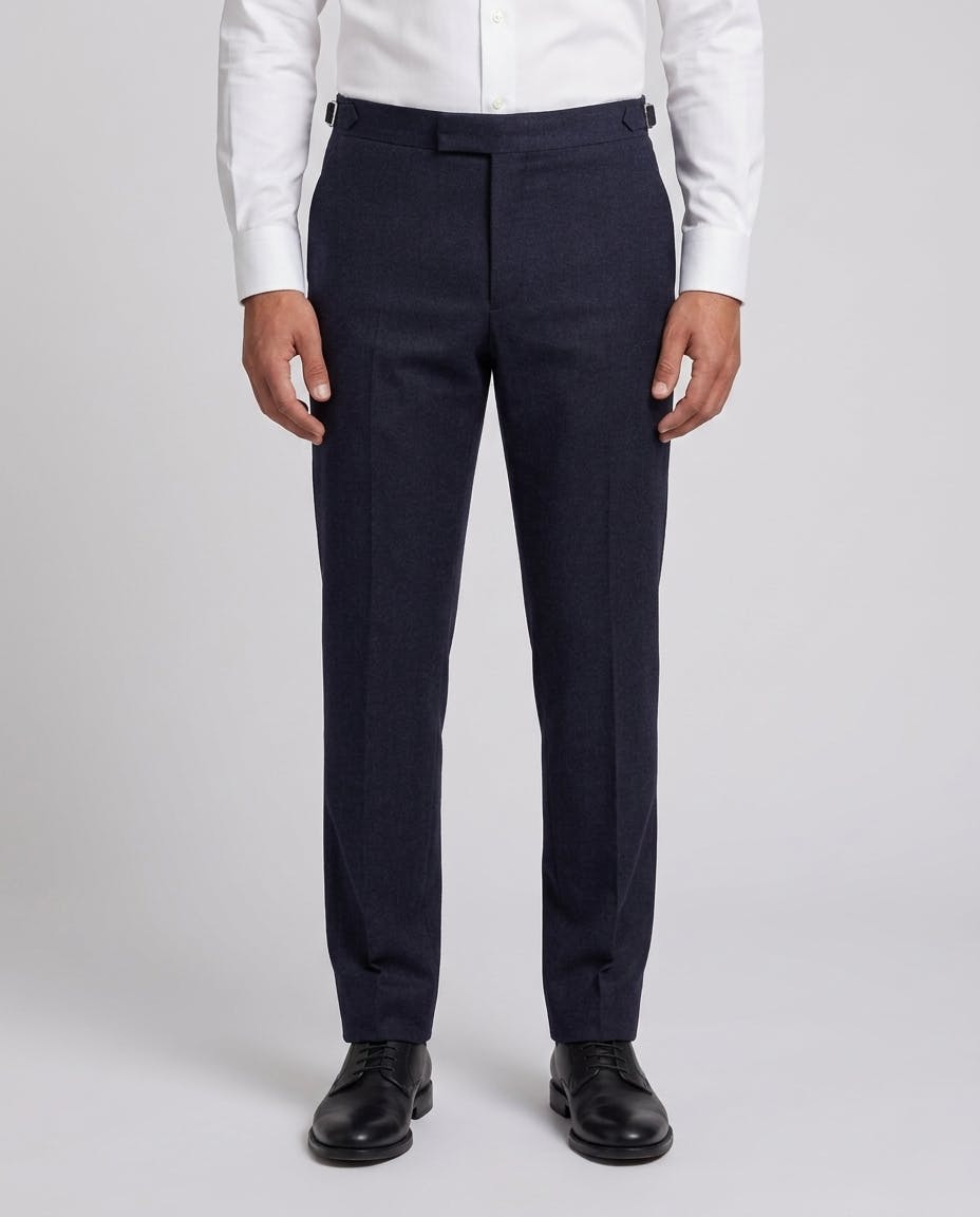 The Sorrento VBC Midnight Blue Flannel Wool Suit — photo 5