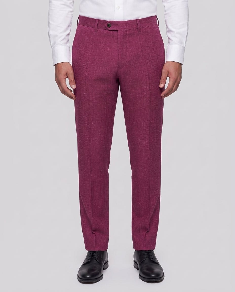 InStitchu Southbank Red Wool Linen Suit — photo 5