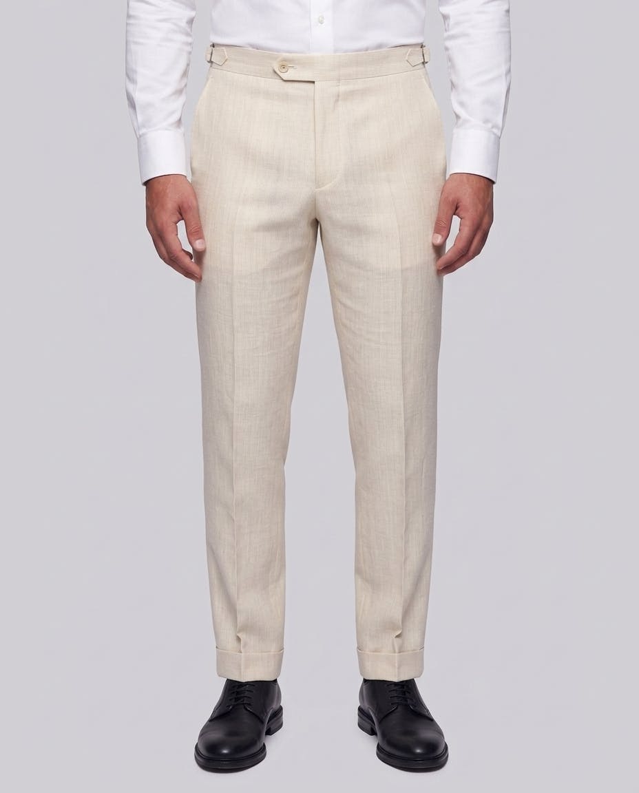 The Venuto Cream Silk-Linen Suit — photo 5