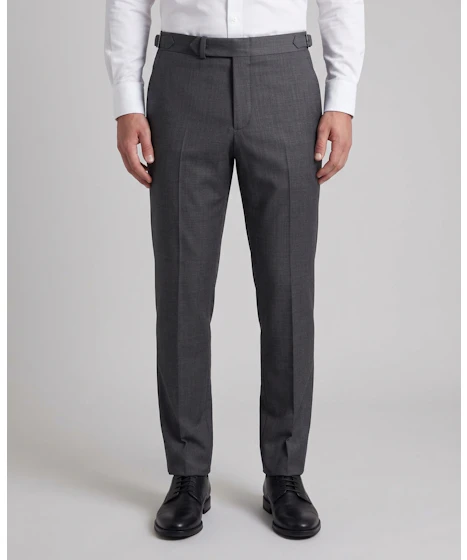 The Yately Charcoal Plain Pants — photo 1
