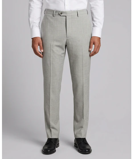 Victor Grey Wool Linen Pant — photo 1