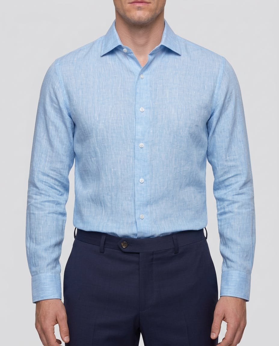 beijing-blue-linen-shirt