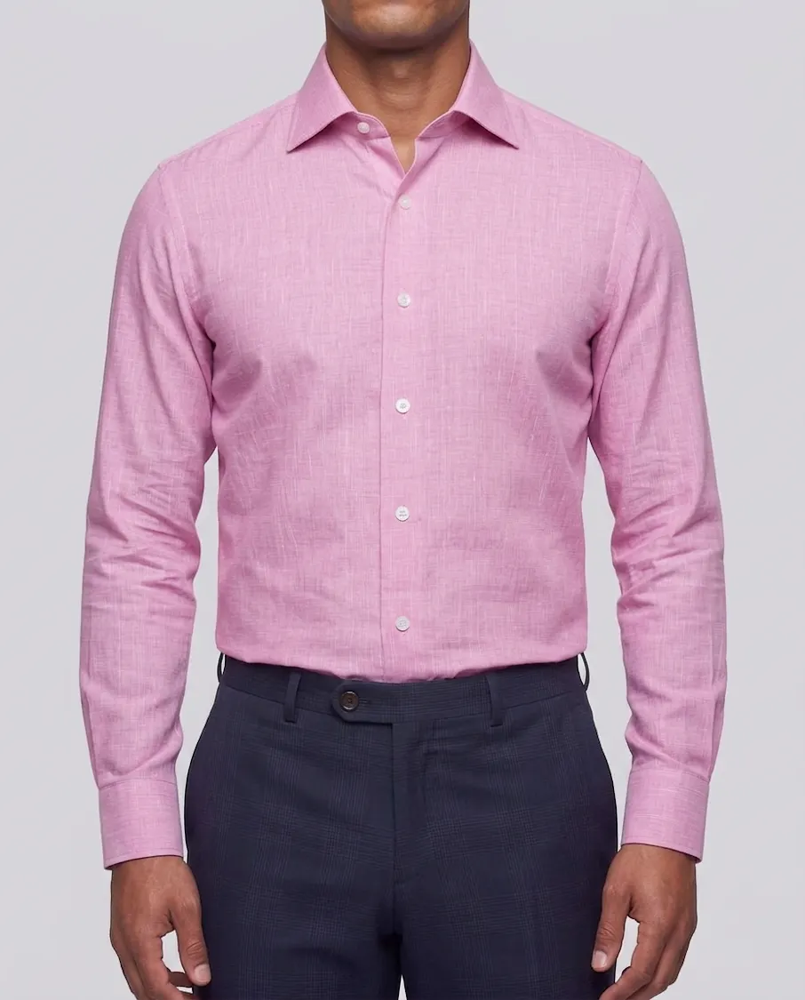 the-balzac-pink-cotton-linen-blend-shirt
