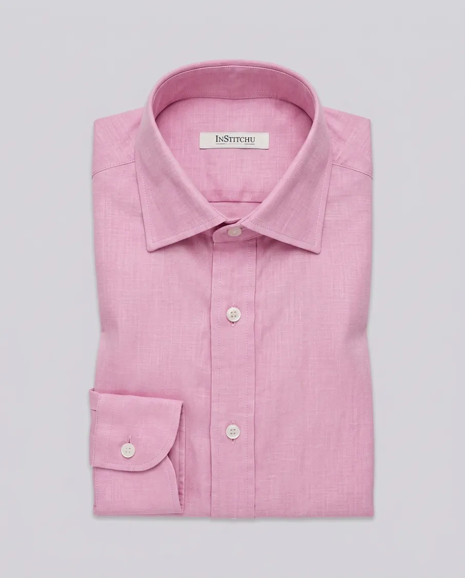 the-balzac-pink-cotton-linen-blend-shirt