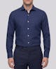 the-bonaparte-navy-cotton-linen-blend-shirt