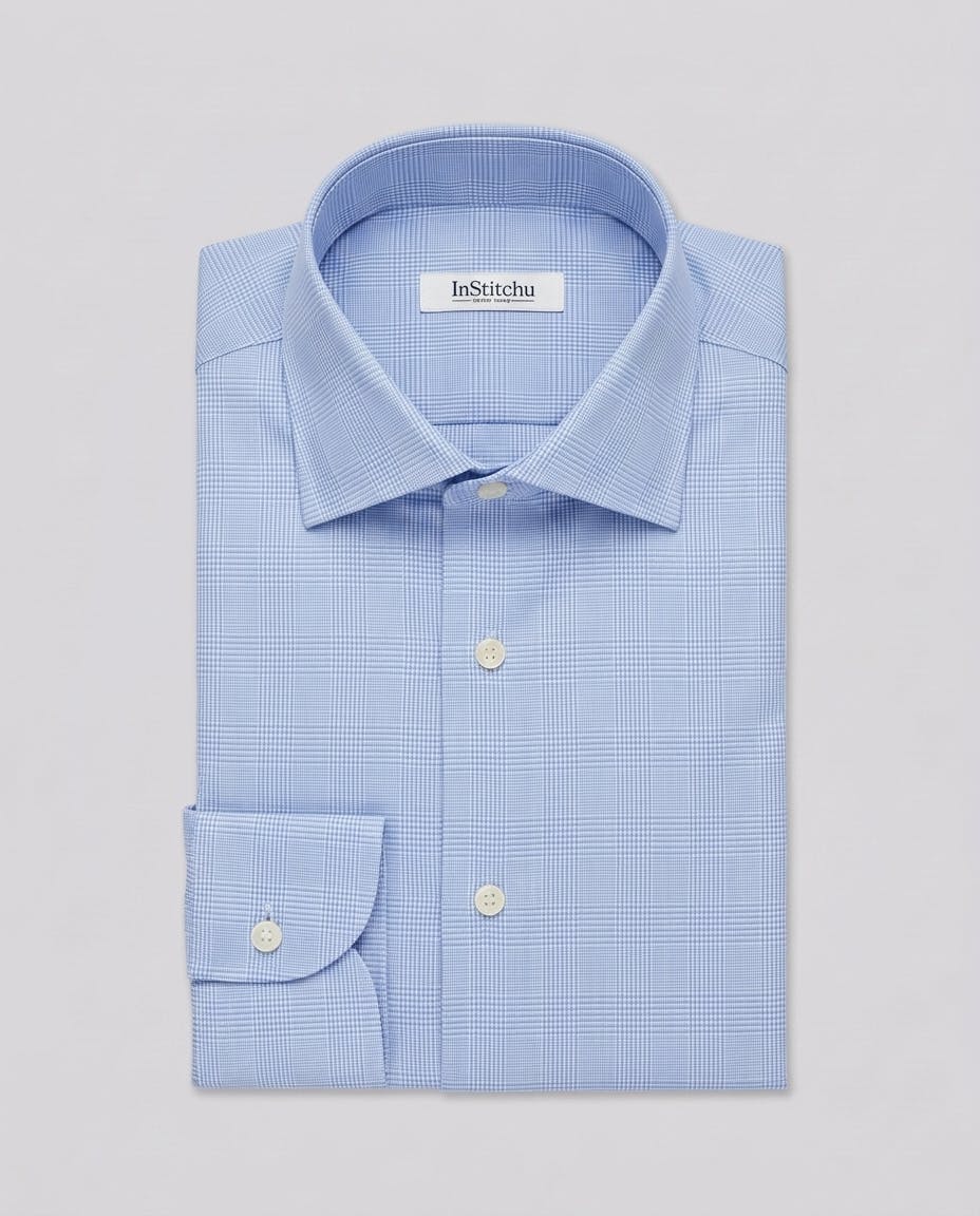 the-browning-blue-glen-plaid-non-iron-cotton-shirt