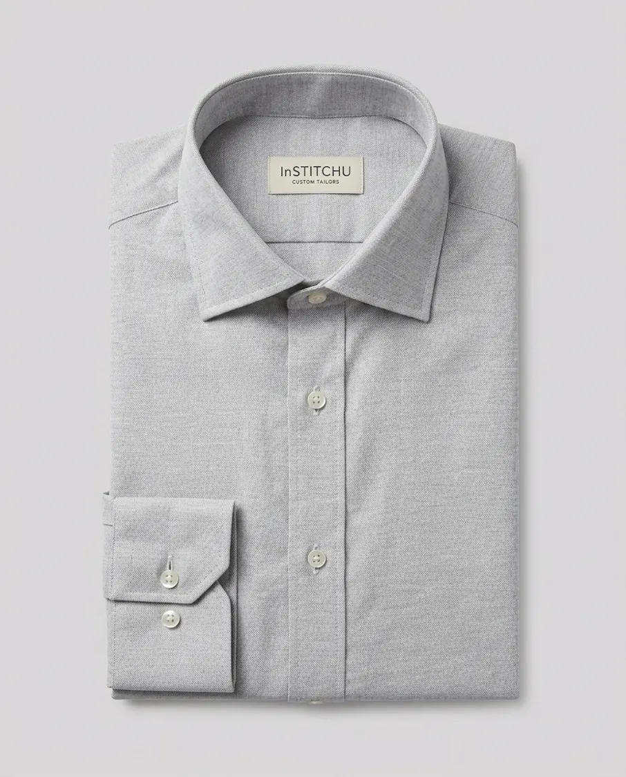 the-cannes-stylbiella-grey-cotton-shirt