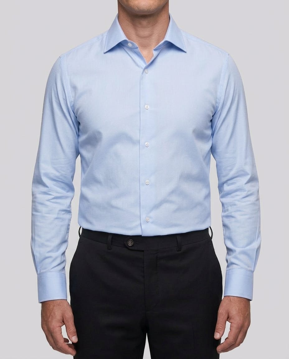 the-carroll-blue-textured-cotton-shirt