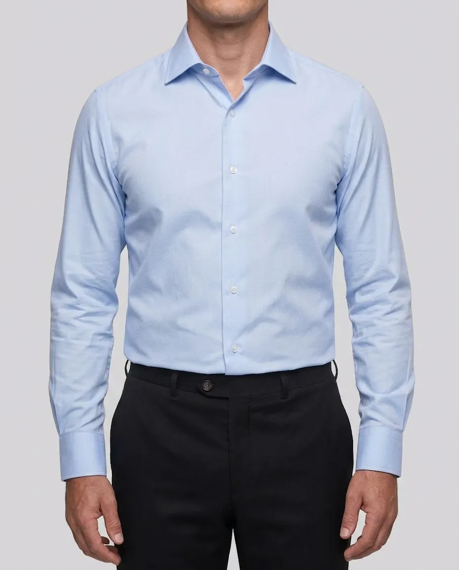 the-carroll-blue-textured-cotton-shirt