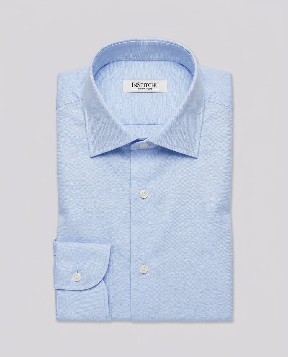 the-carroll-blue-textured-cotton-shirt