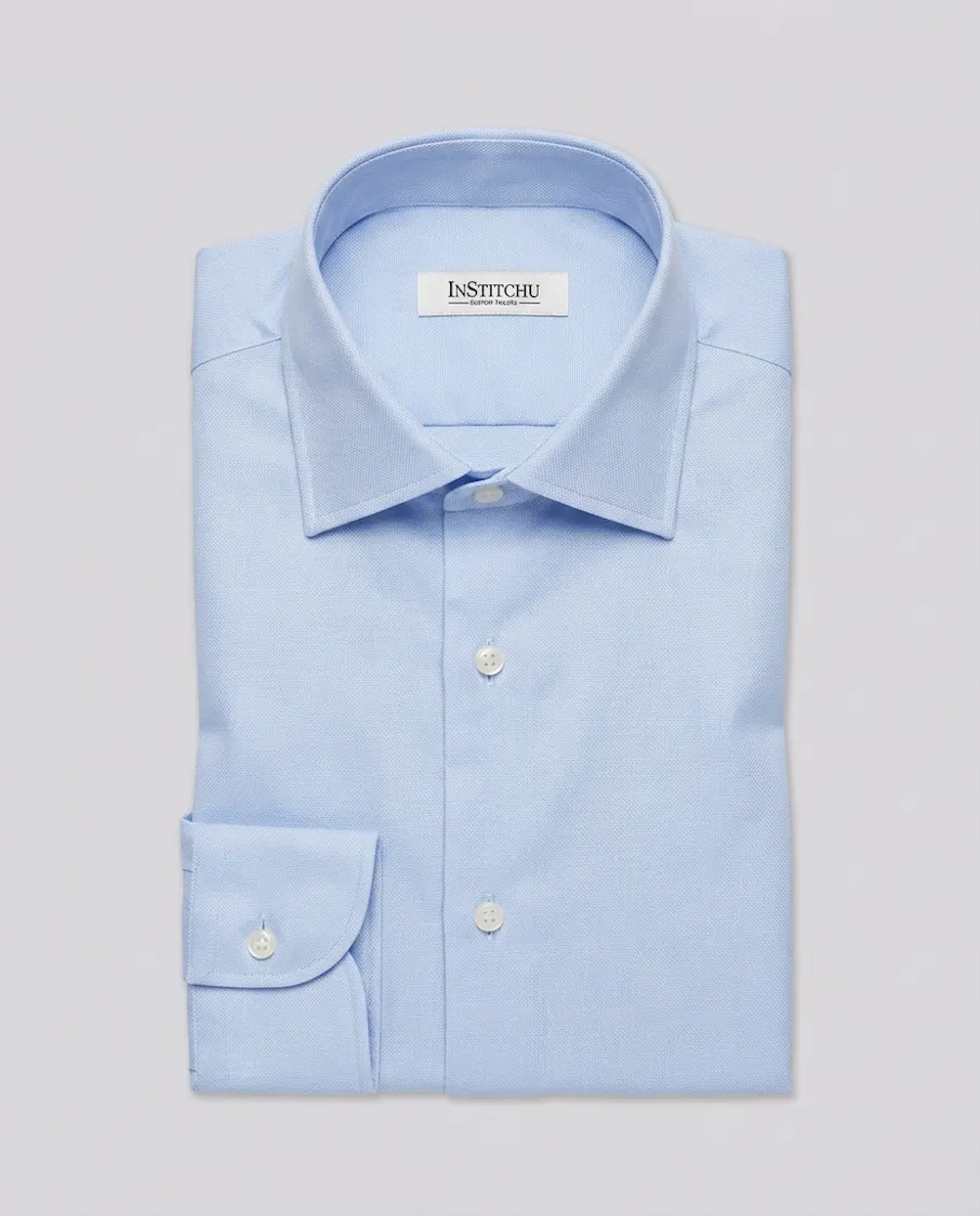 the-carroll-blue-textured-cotton-shirt