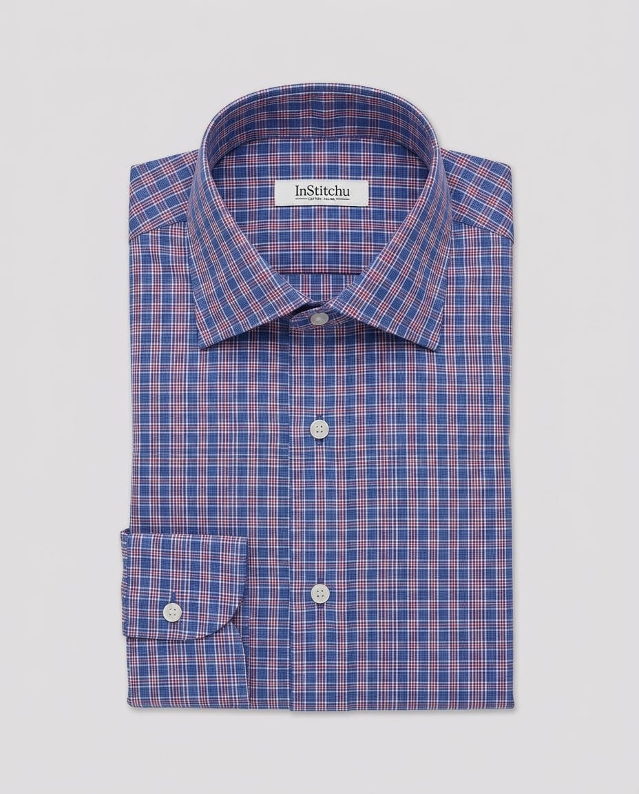 the-cicero-blue-and-red-plaid-cotton-shirt