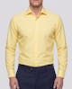 the-clare-yellow-pinpoint-cotton-oxford-shirt