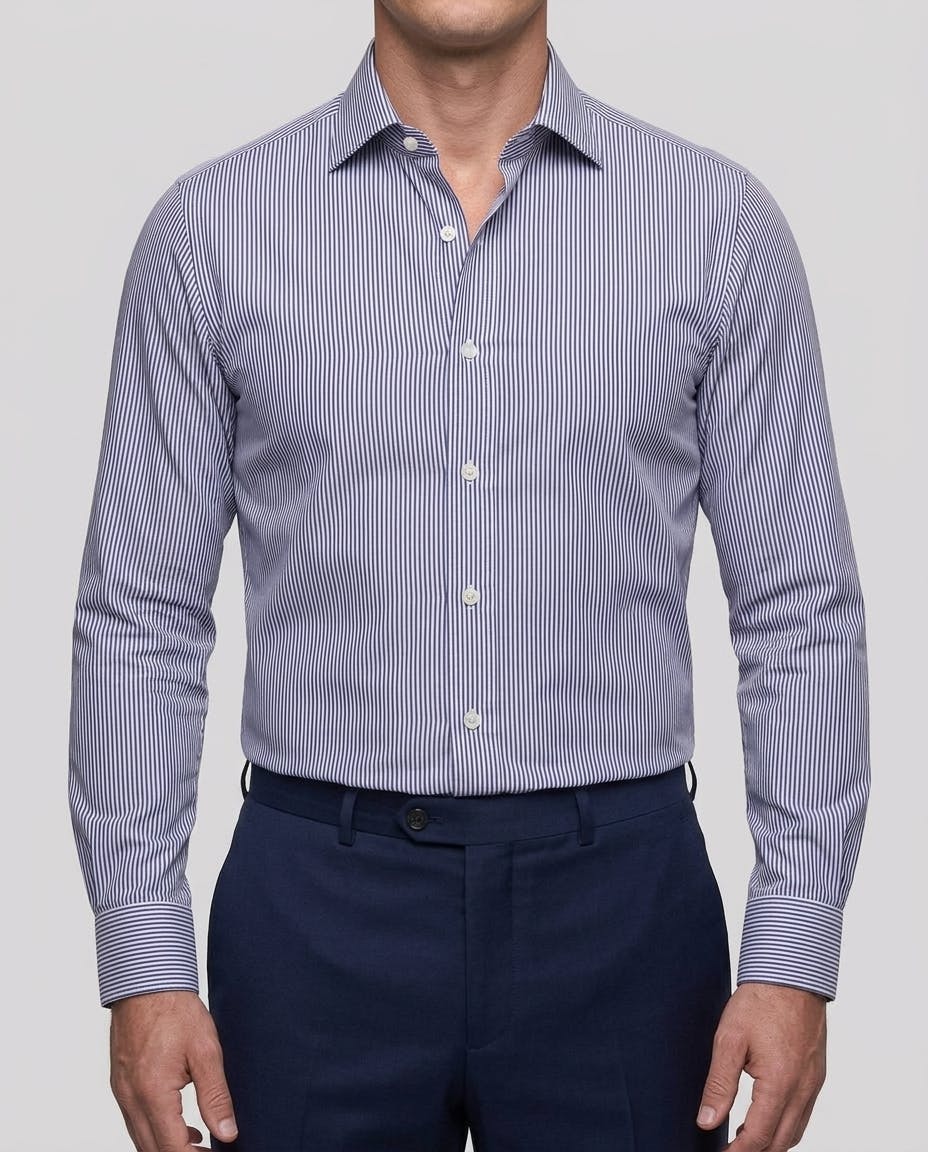 the-coates-navy-and-white-striped-cotton-shirt