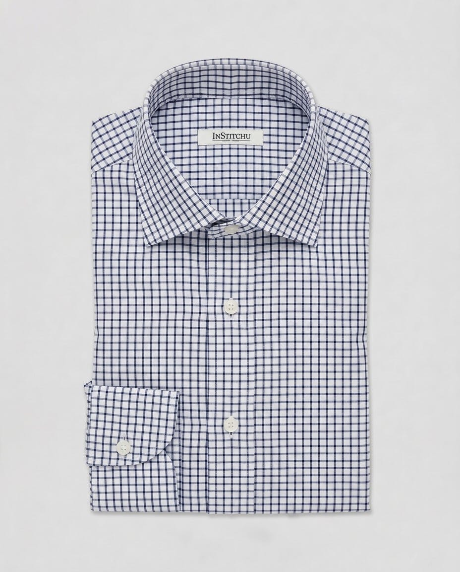 the-dickens-navy-pinstripe-check-cotton-shirt
