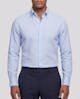the-fitzgerald-blue-cotton-linen-blend-shirt