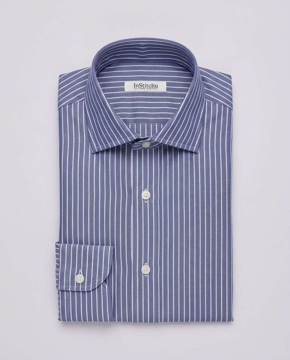 the-herzl-navy-and-white-striped-cotton-shirt