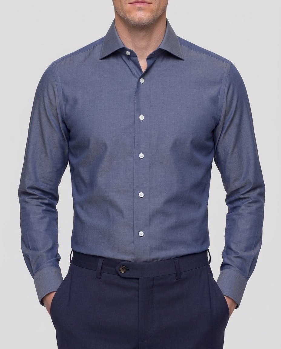 the-kafka-denim-blue-non-iron-cotton-shirt