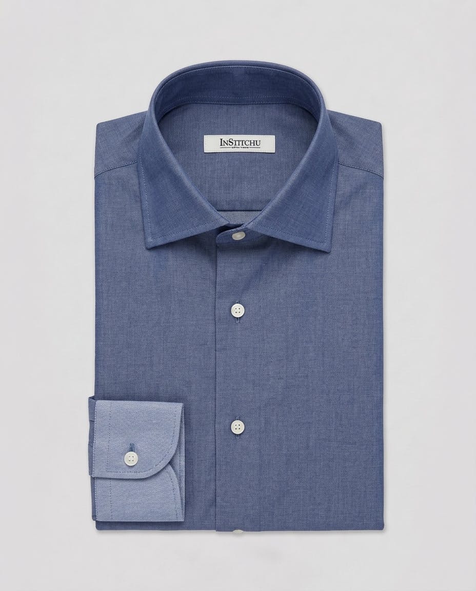 the-kafka-denim-blue-non-iron-cotton-shirt