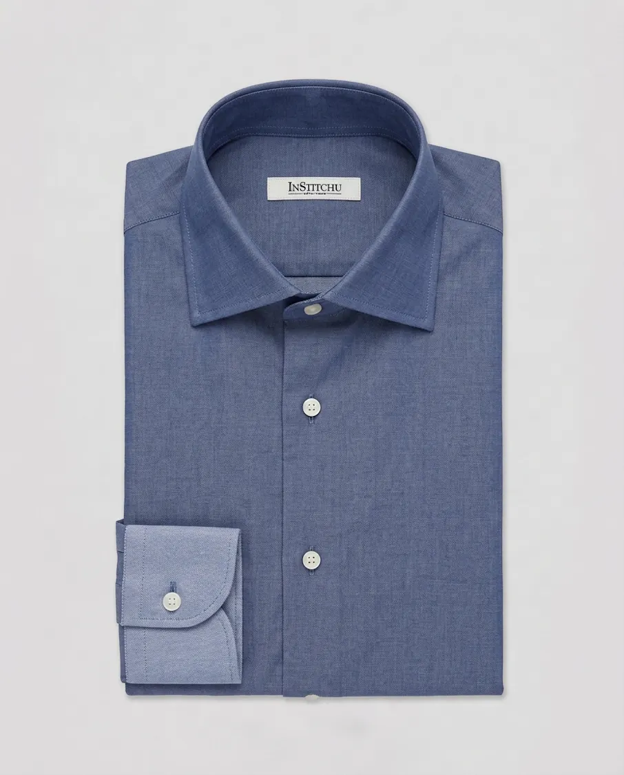 the-kafka-denim-blue-non-iron-cotton-shirt