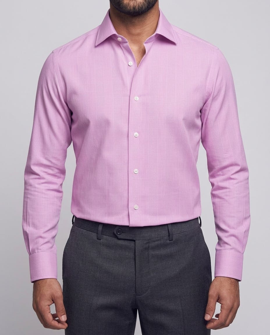 the-london-pink-glen-plaid-cotton-shirt