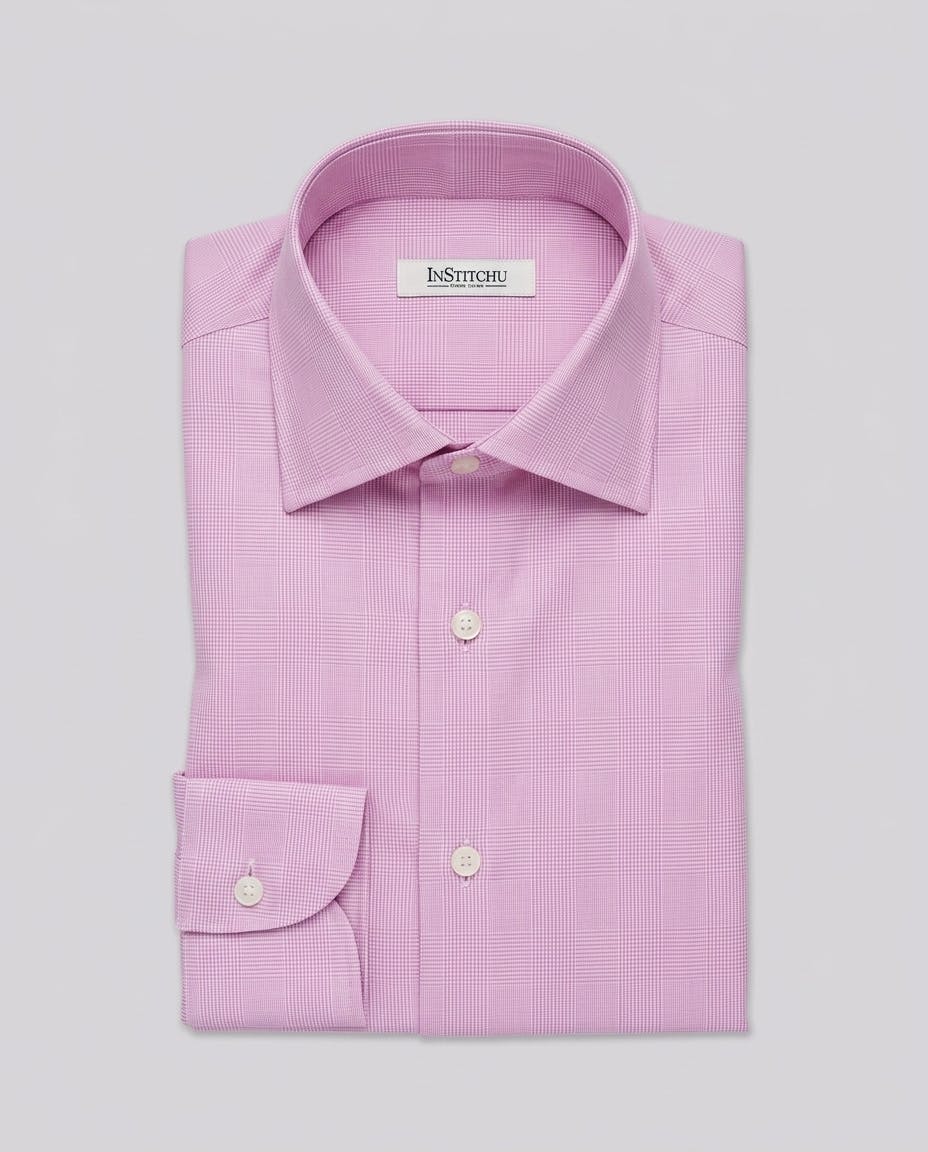 the-london-pink-glen-plaid-cotton-shirt