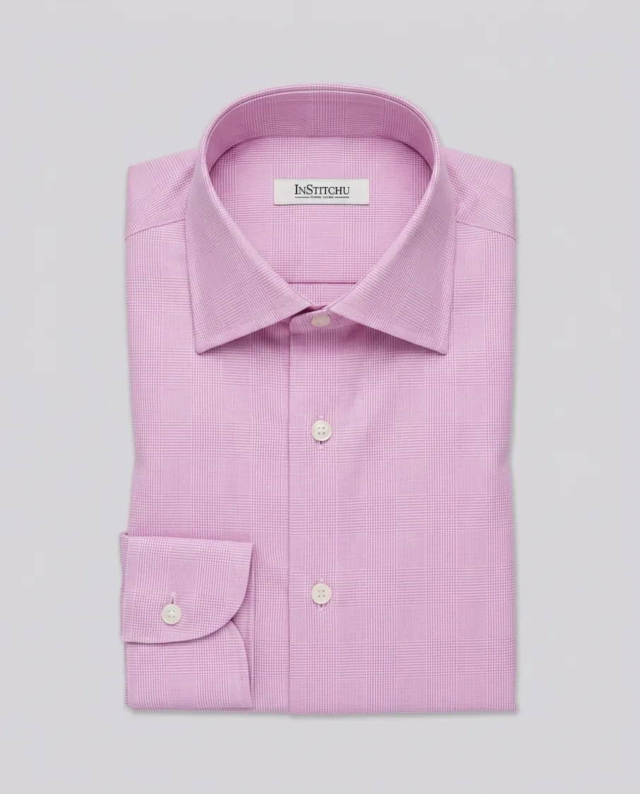 the-london-pink-glen-plaid-cotton-shirt