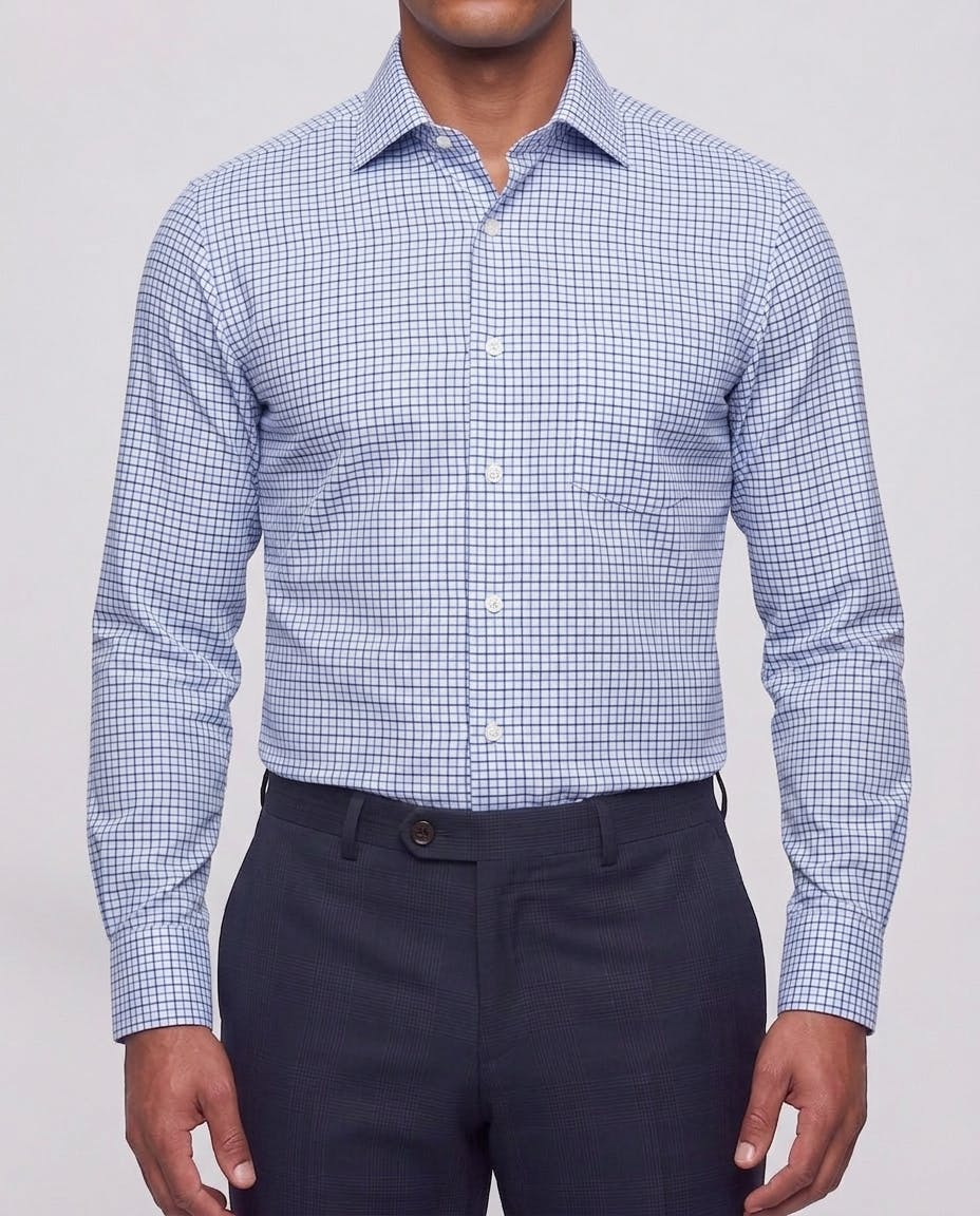 the-lovecraft-blue-and-navy-tattersall-cotton-shirt
