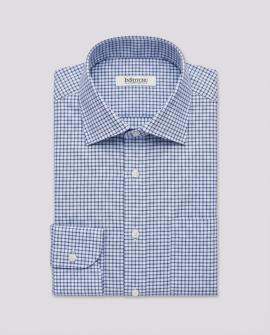 the-lovecraft-blue-and-navy-tattersall-cotton-shirt