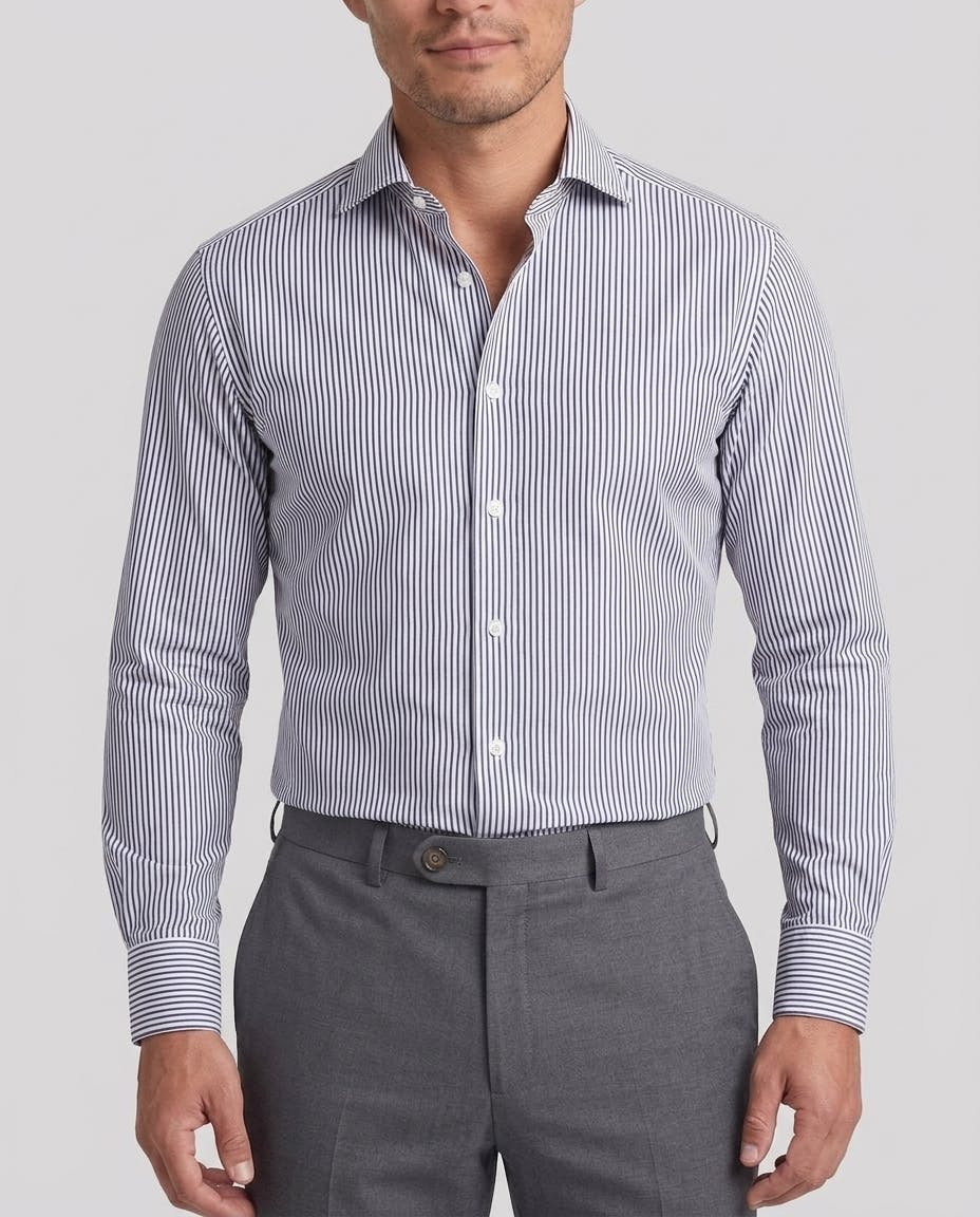 the-potter-navy-and-white-striped-cotton-shirt