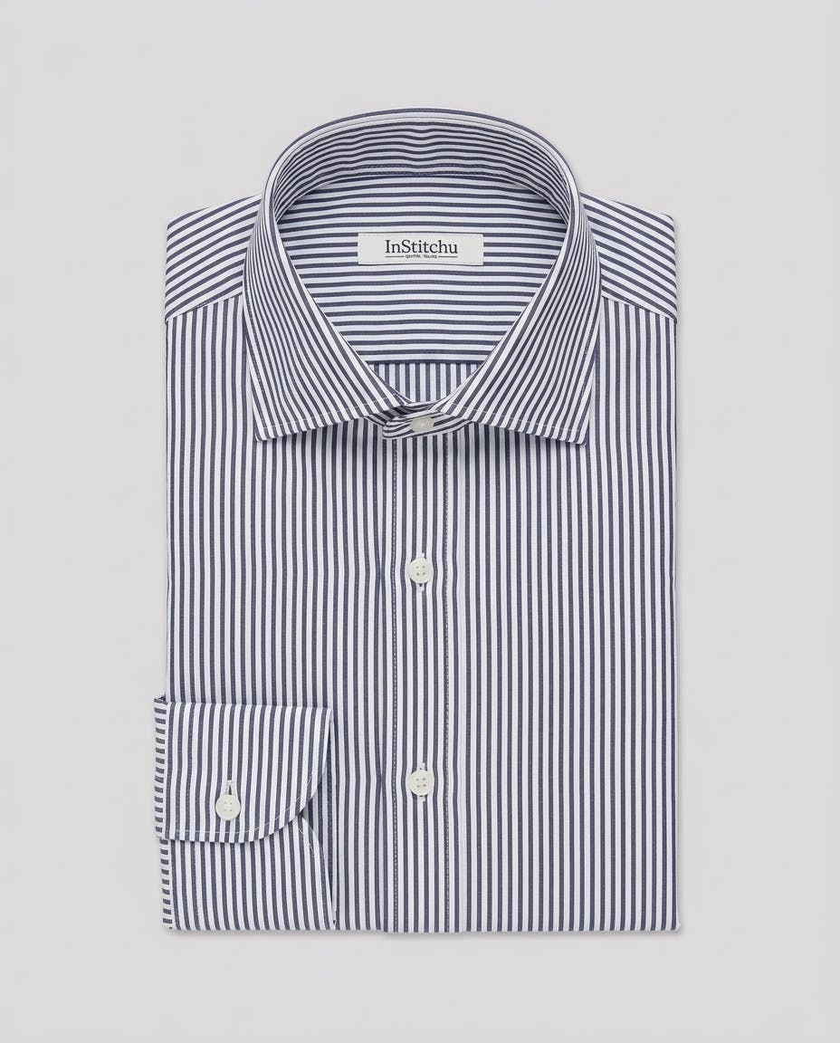 the-potter-navy-and-white-striped-cotton-shirt