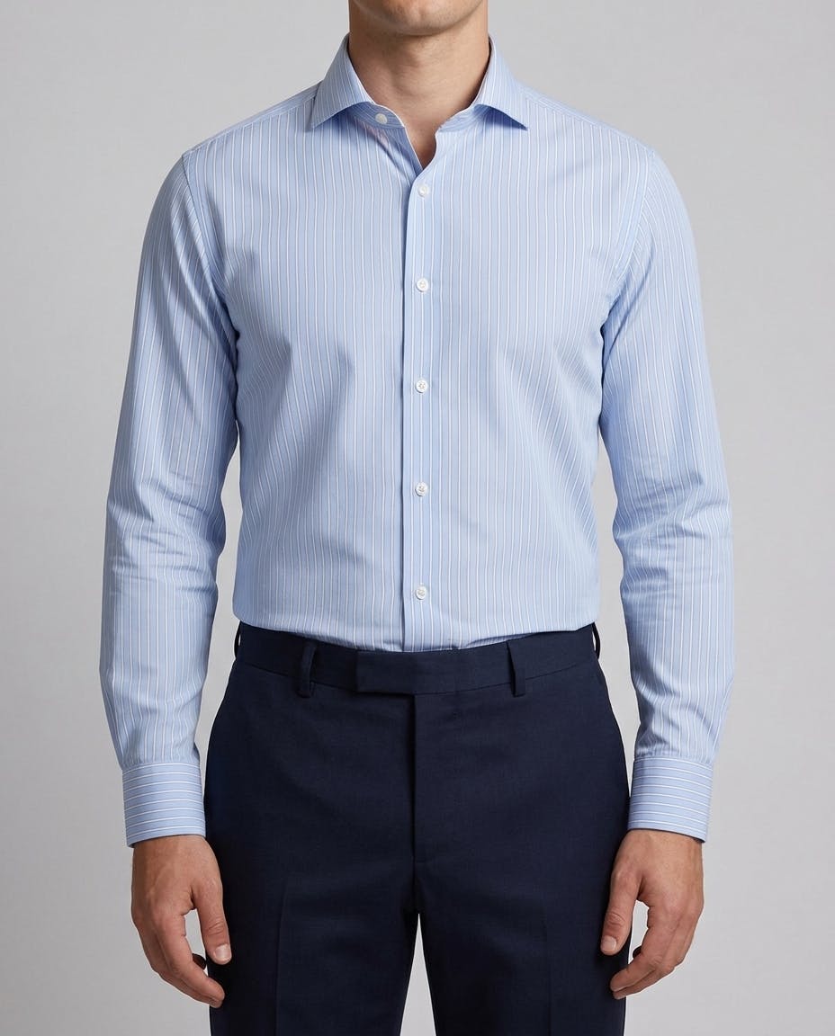 the-sandy-blue-striped-shirt