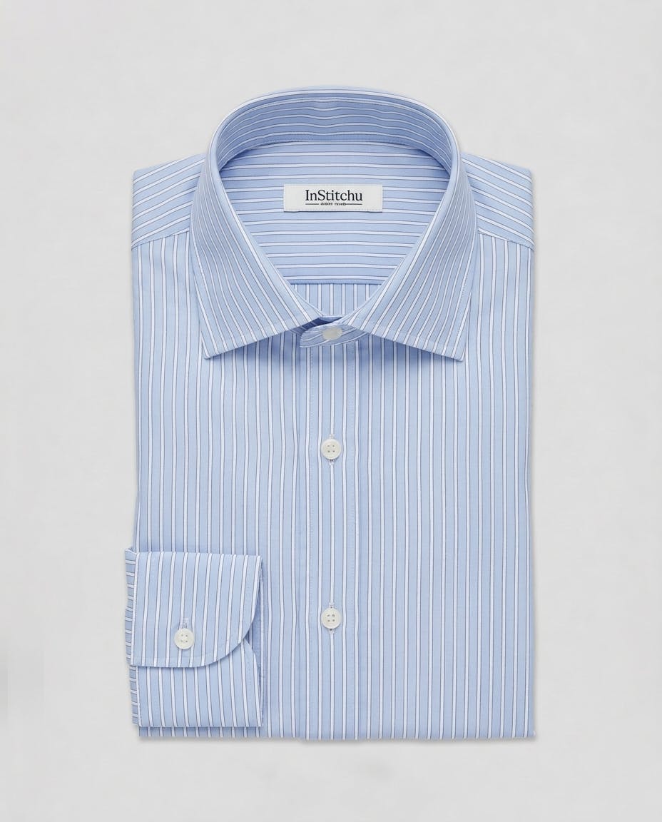 the-sandy-blue-striped-shirt