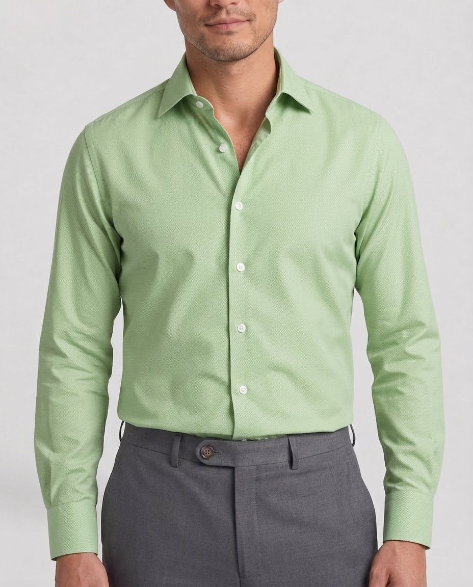 the-seneca-green-pinpoint-cotton-oxford-shirt