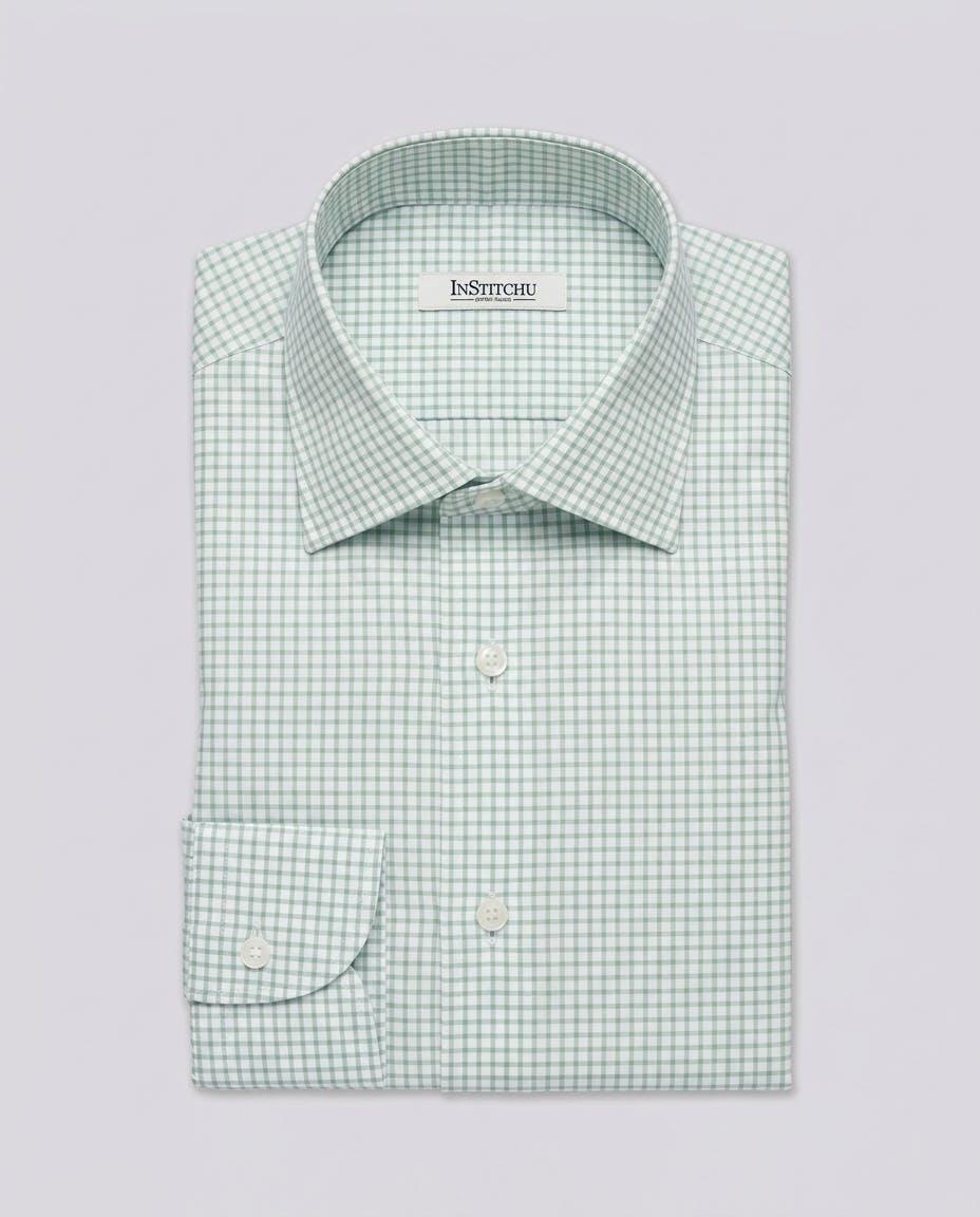 the-shelley-green-and-white-check-cotton-shirt