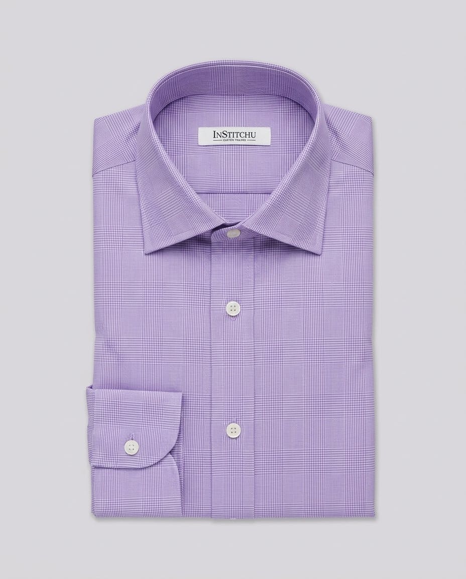 the-tagore-violet-glen-plaid-cotton-shirt