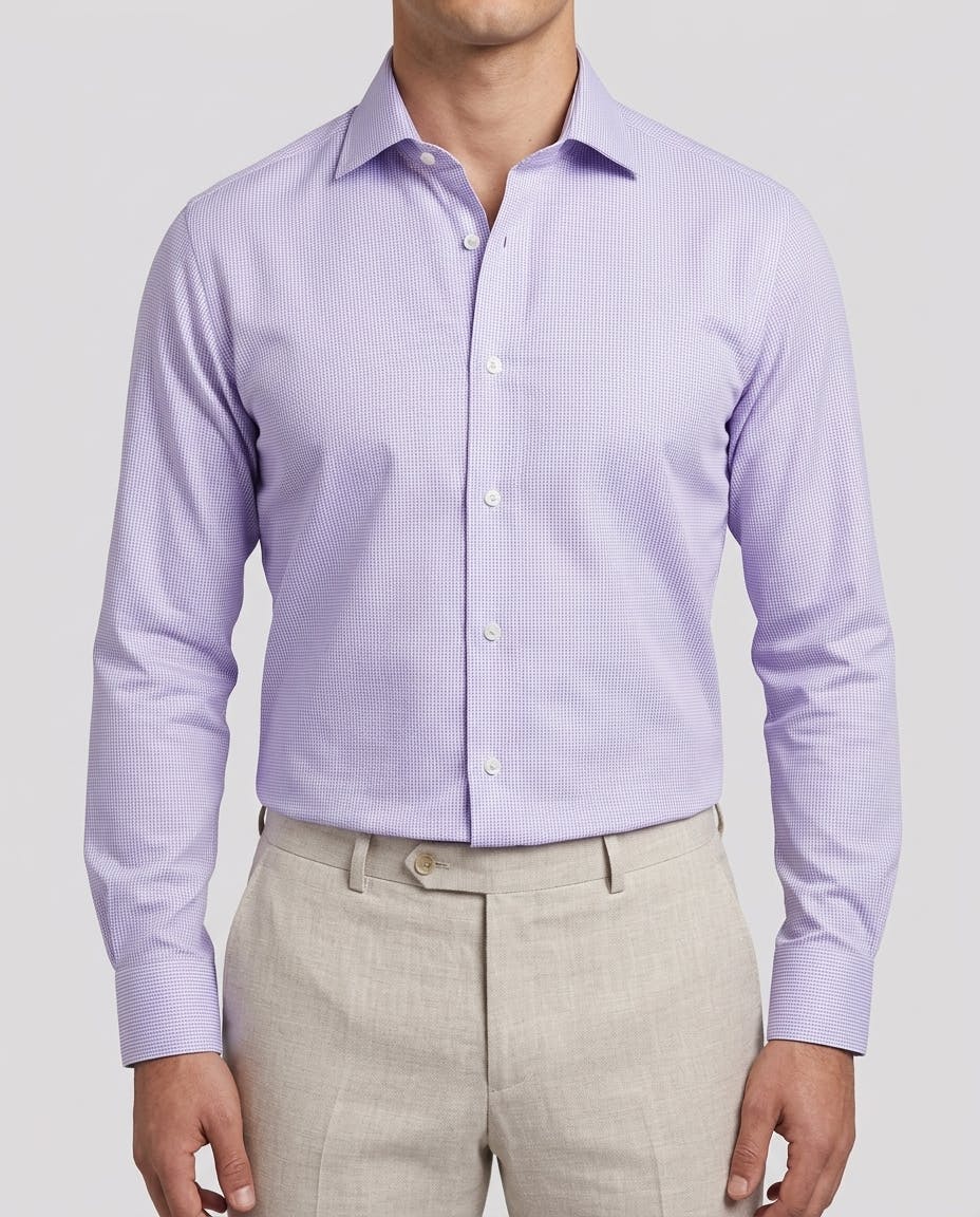 the-twain-violet-pincheck-cotton-shirt