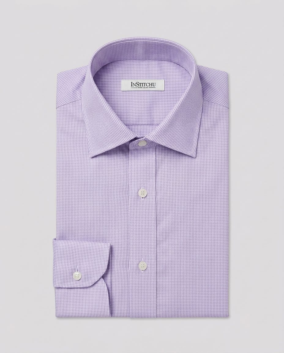 the-twain-violet-pincheck-cotton-shirt