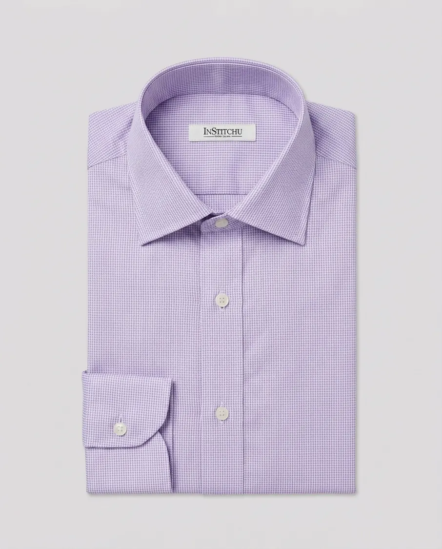 the-twain-violet-pincheck-cotton-shirt