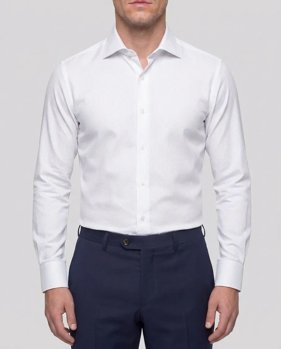 the-wesley-white-dobby-non-iron-cotton-shirt