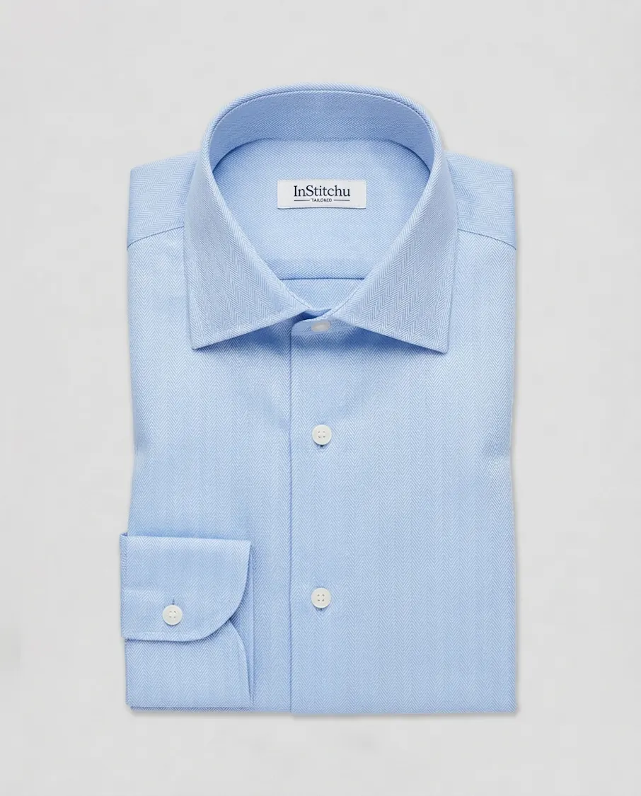 the-wordsworth-blue-and-white-herringbone-cotton-shirt