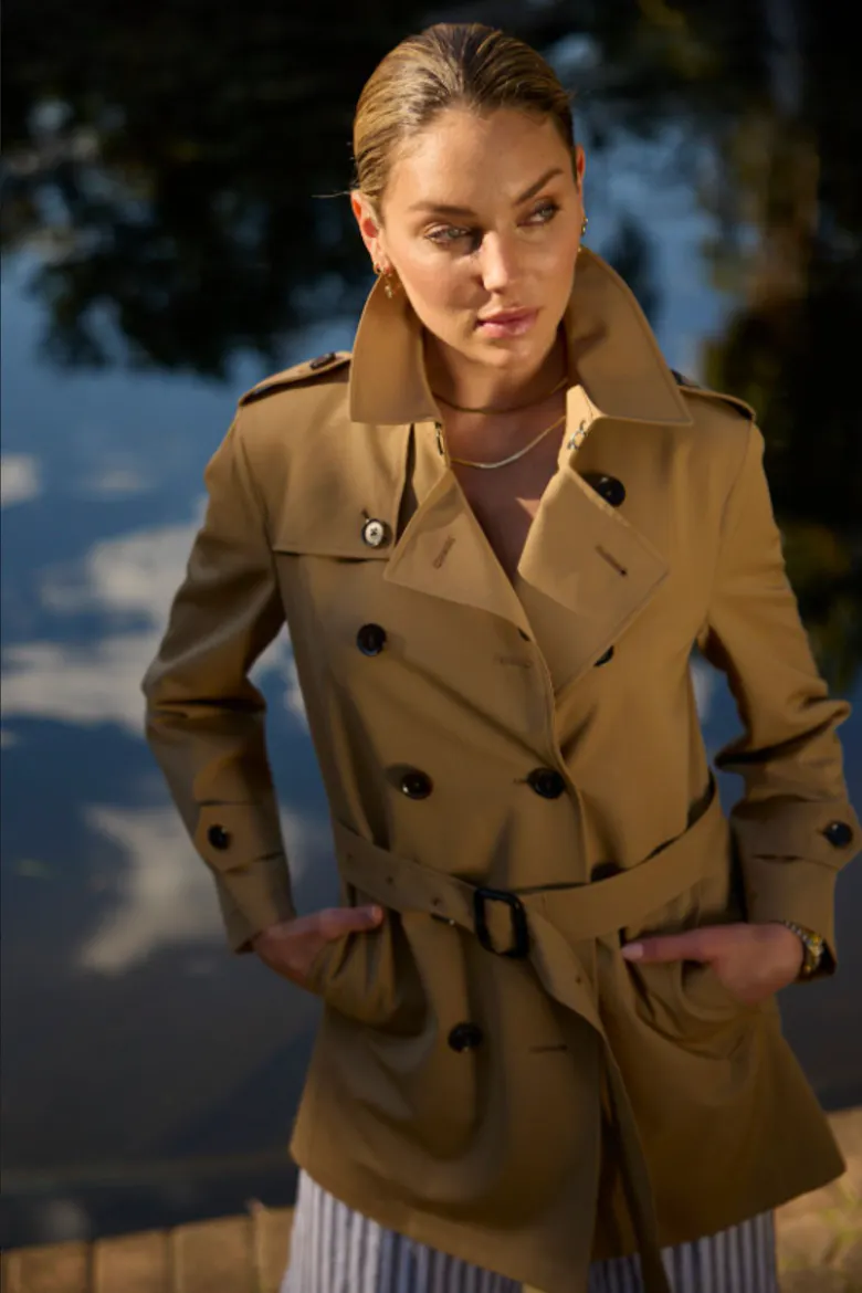 Camille Wool Trench Coat